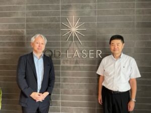 2026年7月、（株）QDレーザ本社にて撮影