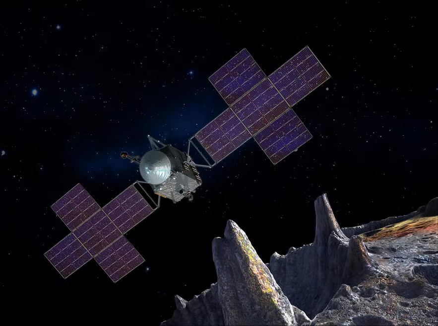 NASAのPsyche探査機の想像図